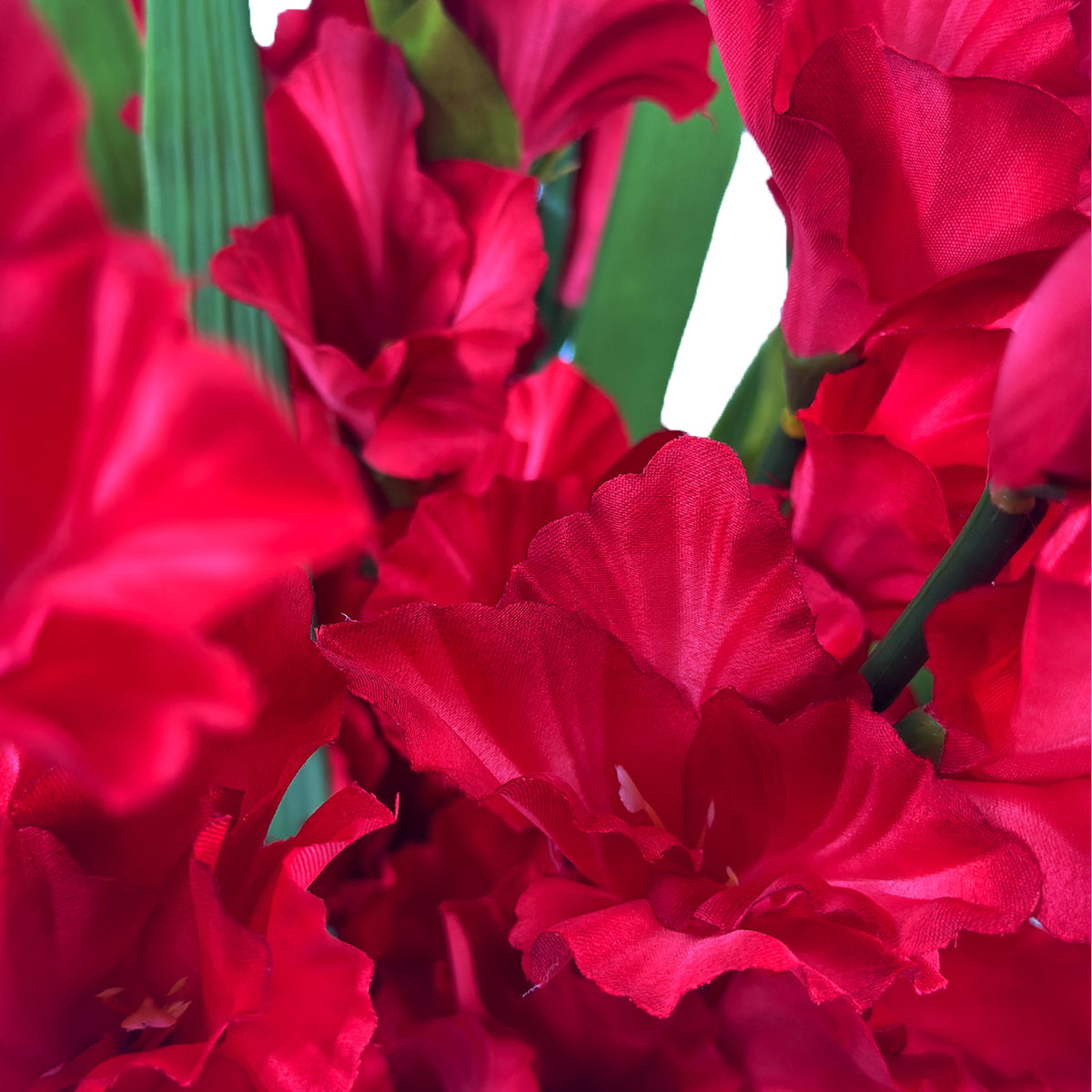 Gladiolus Red Silk Flower Arrangement