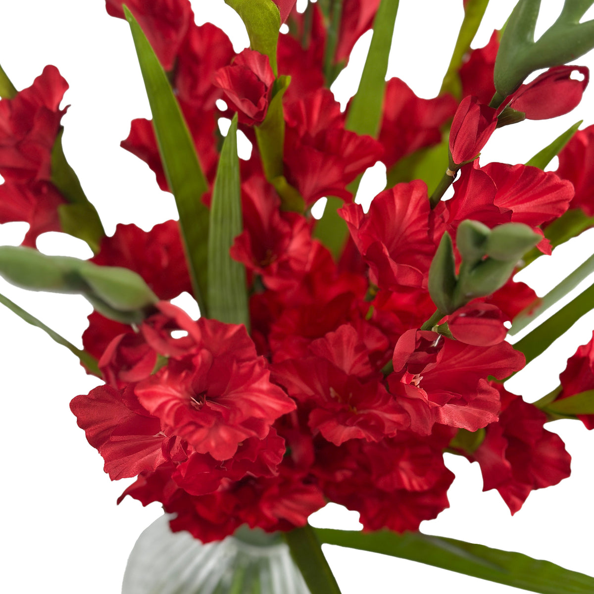 Gladiolus Red Silk Flower Arrangement