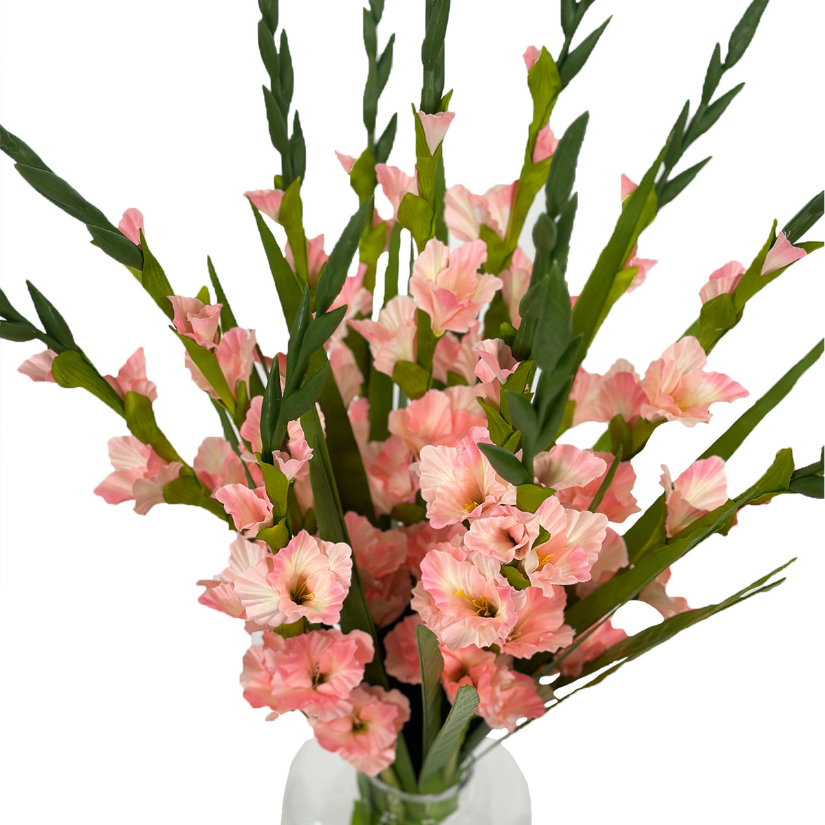 Gladiolus Pink Silk Flower Arrangement