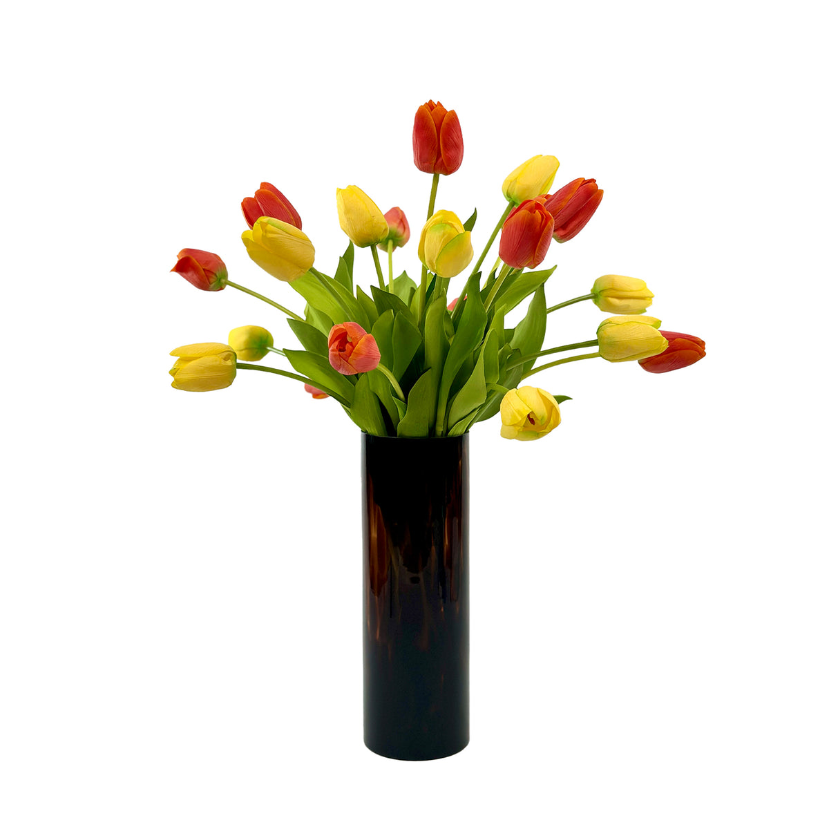 Tulip Yellow Orange Arrangement