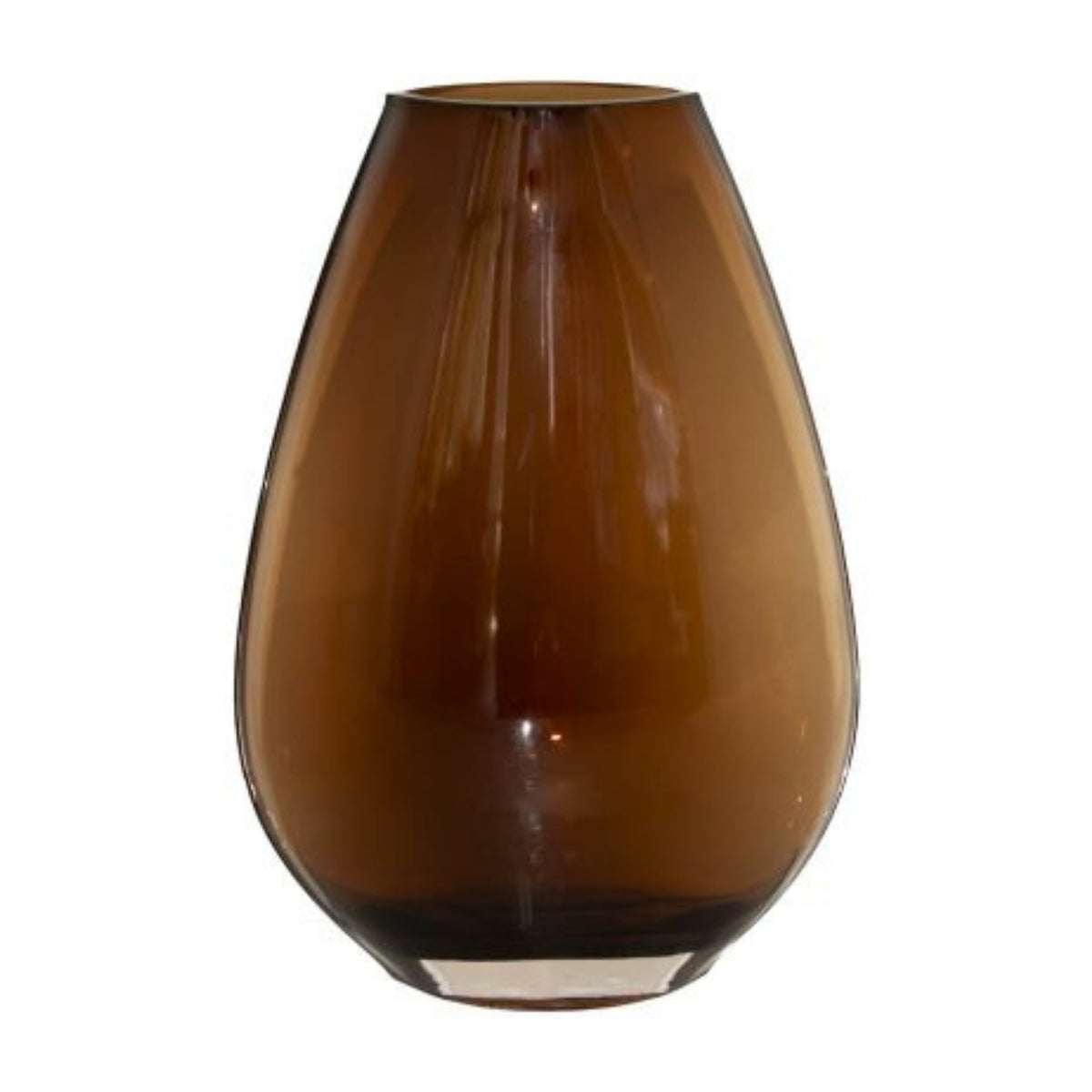 Dark Amber Vase - 25cm