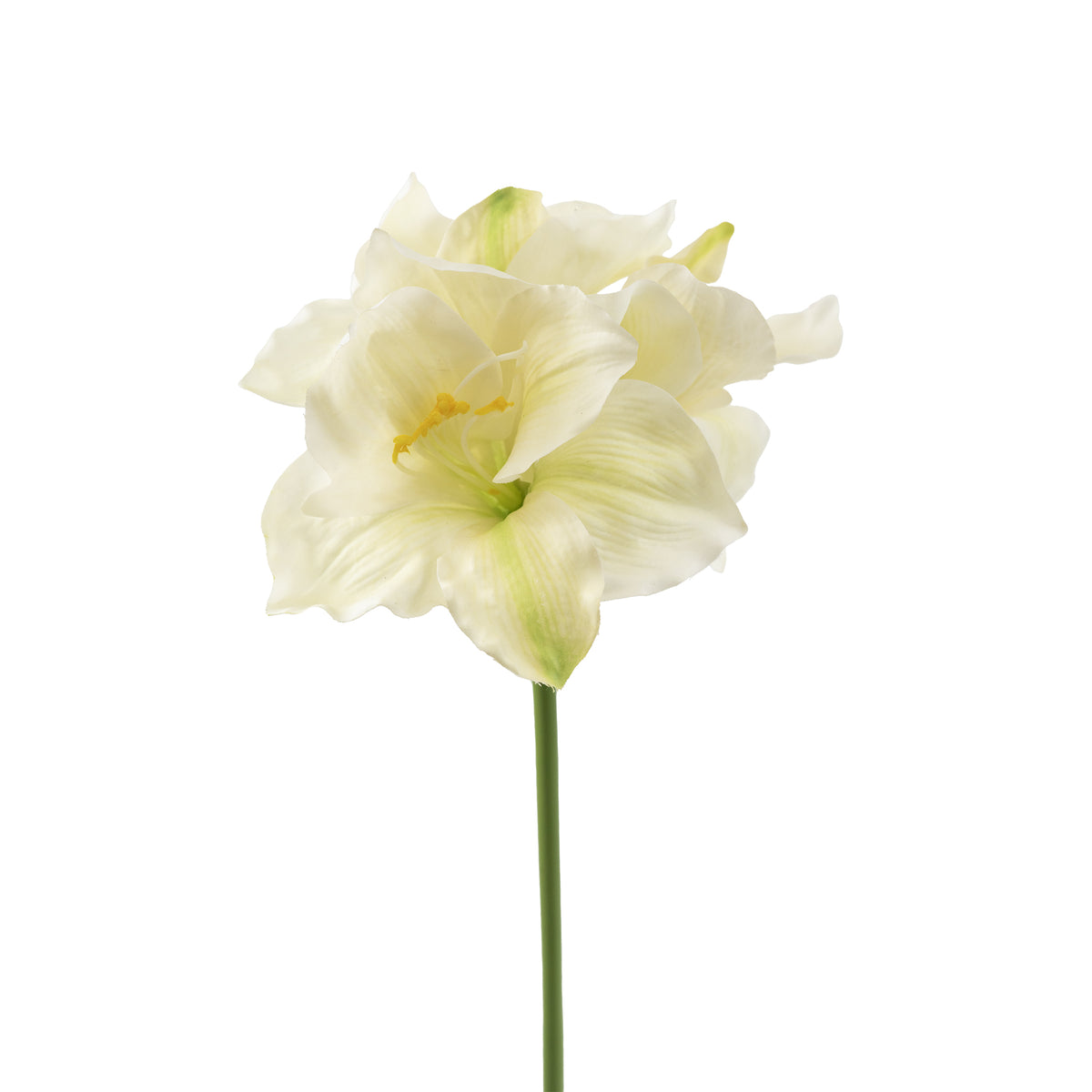 Amaryllis White Silk Flower Stem - 78cm