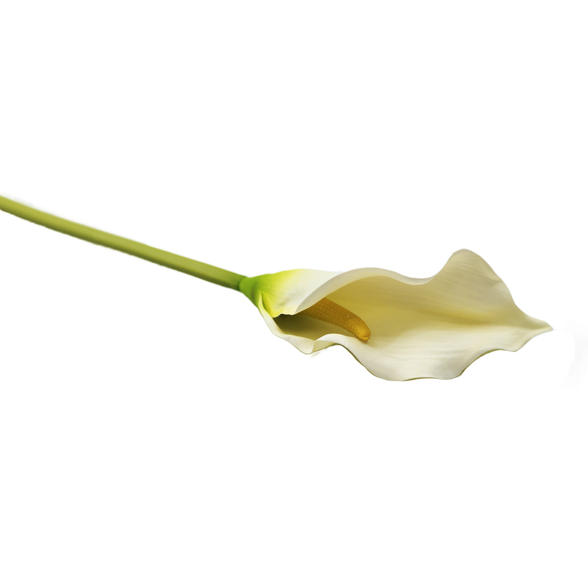 Arum Lily White Silk Flower Stem - 73cm