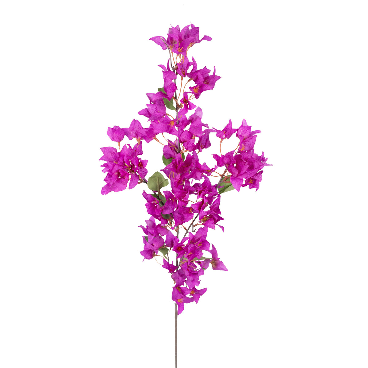 Bougainvillea Purple Silk Flower Stem - 115cm