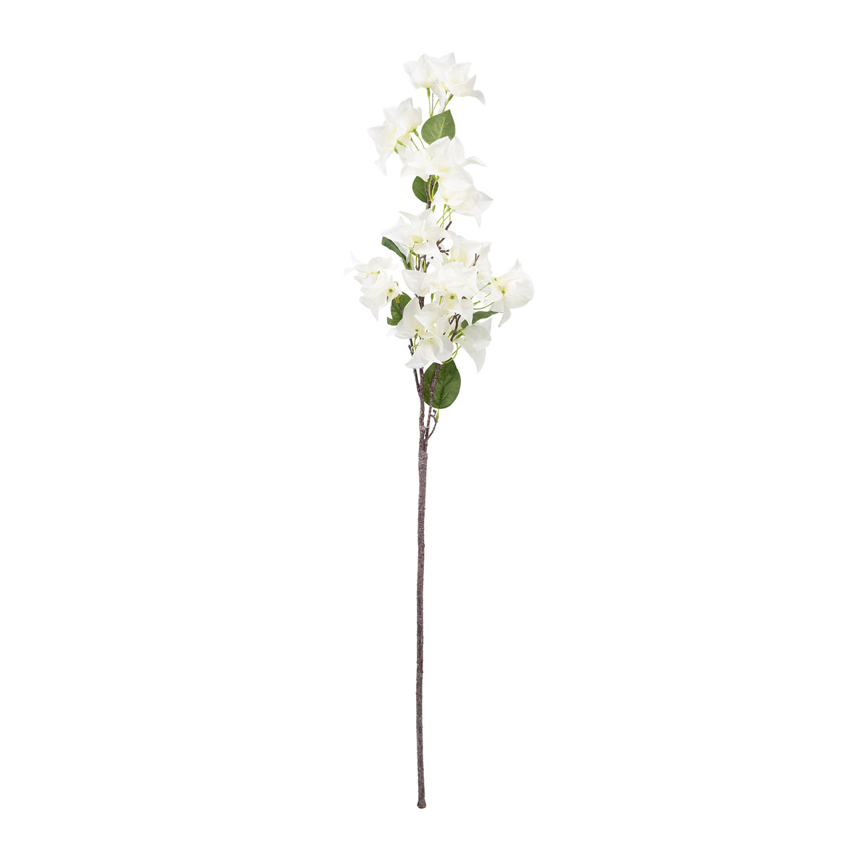 Bougainvillea White Silk Flower Stem - 103cm