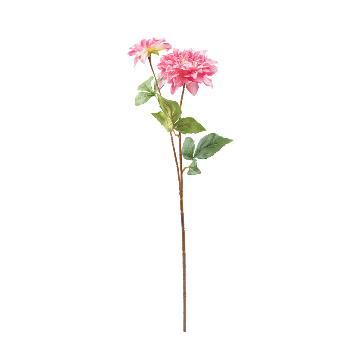 Dahlia Pink Silk Flower Stem - 60cm