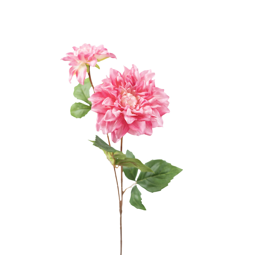 Dahlia Pink Silk Flower Stem 60cm - Plant Couture – Francisco Plant Couture