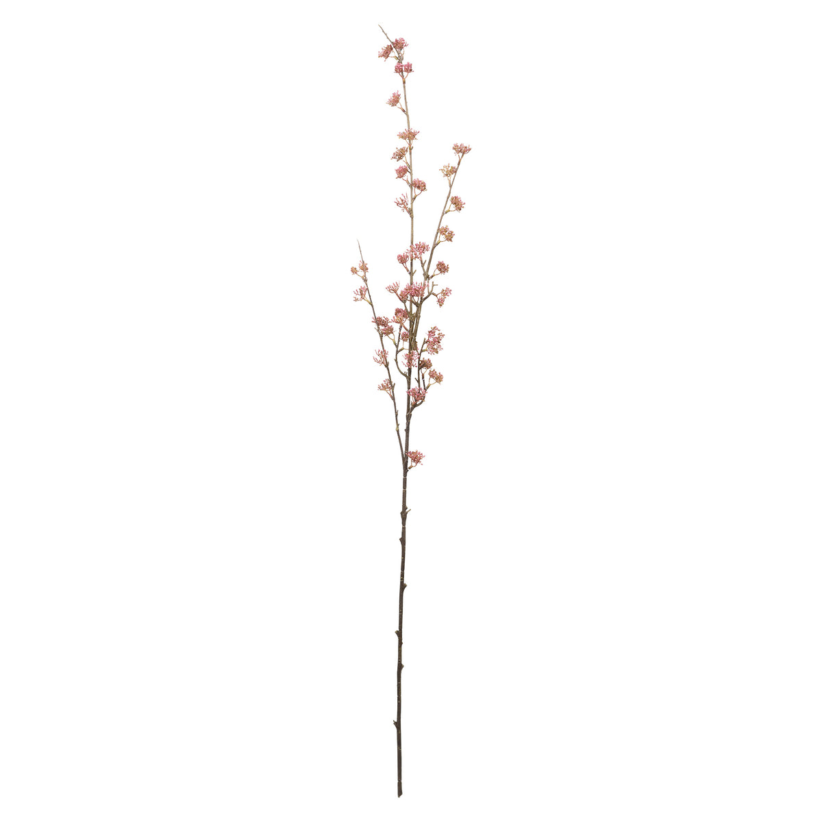 Berry Spray Pink Silk Flower Stem