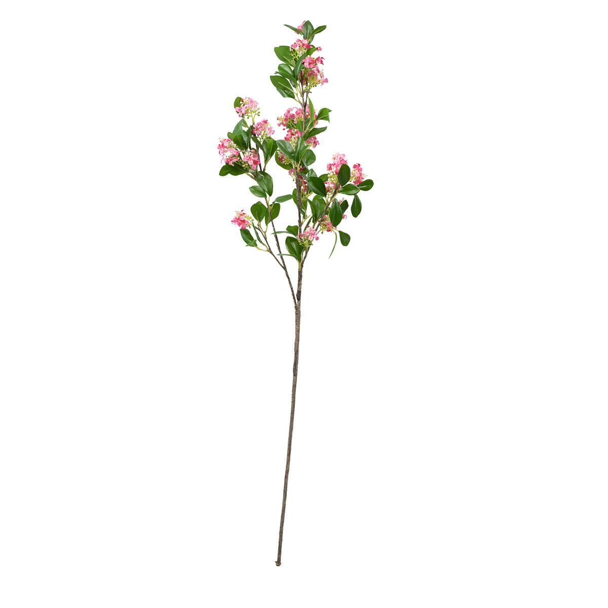 Jasmine Pink Silk Flower Stem - 105cm