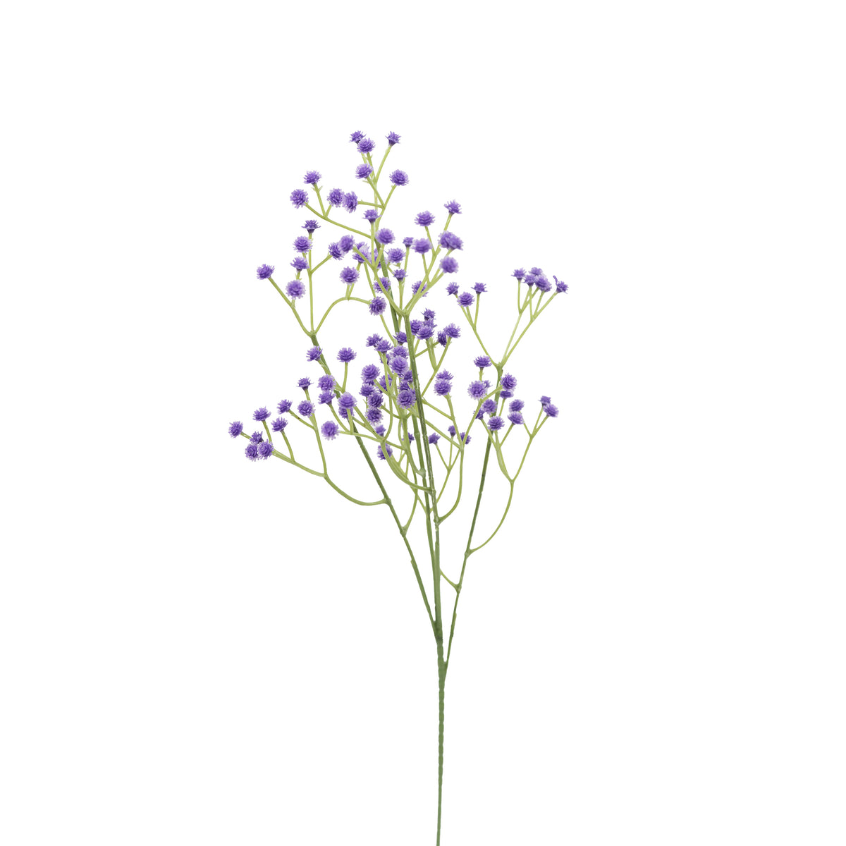 Baby's Breath Purple Silk Flower Stem