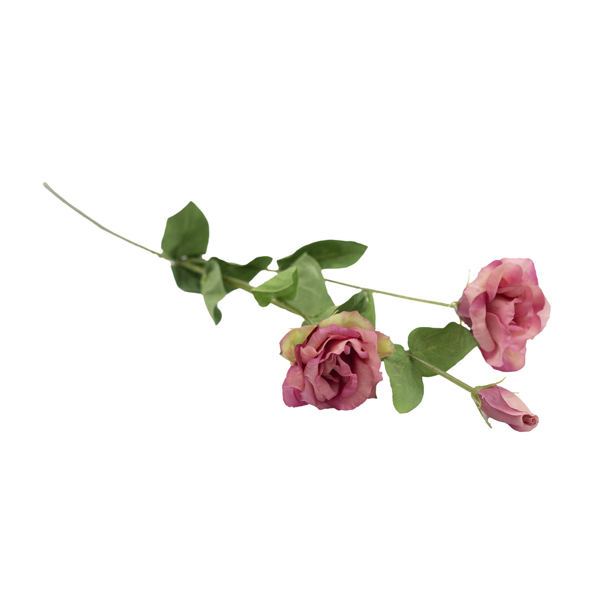 Lusianthus Dark Pink Silk Flower Stem - 73cm