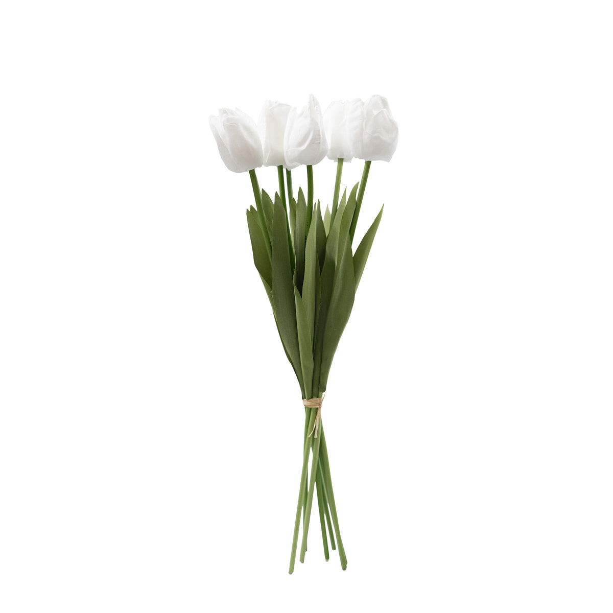 Tulip Bunch White - 45cm