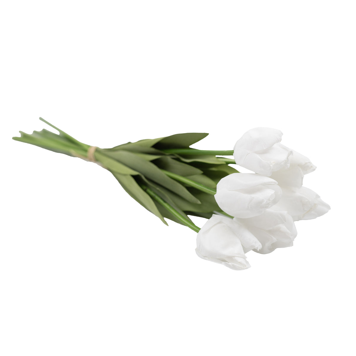 Tulip Bunch White - 45cm