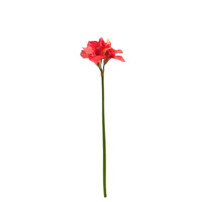 Amaryllis Coral Silk Flower Stem. Beautiful stems from Plant Couture. www.plantcouture.co.za