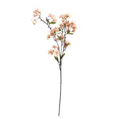 Cherry Blossom Apricot Silk Flower Stem - 90cm