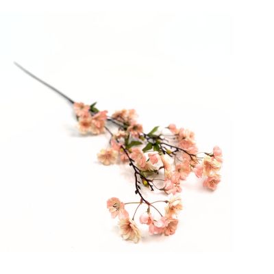 Cherry Blossom Apricot Silk Flower Stem - 90cm