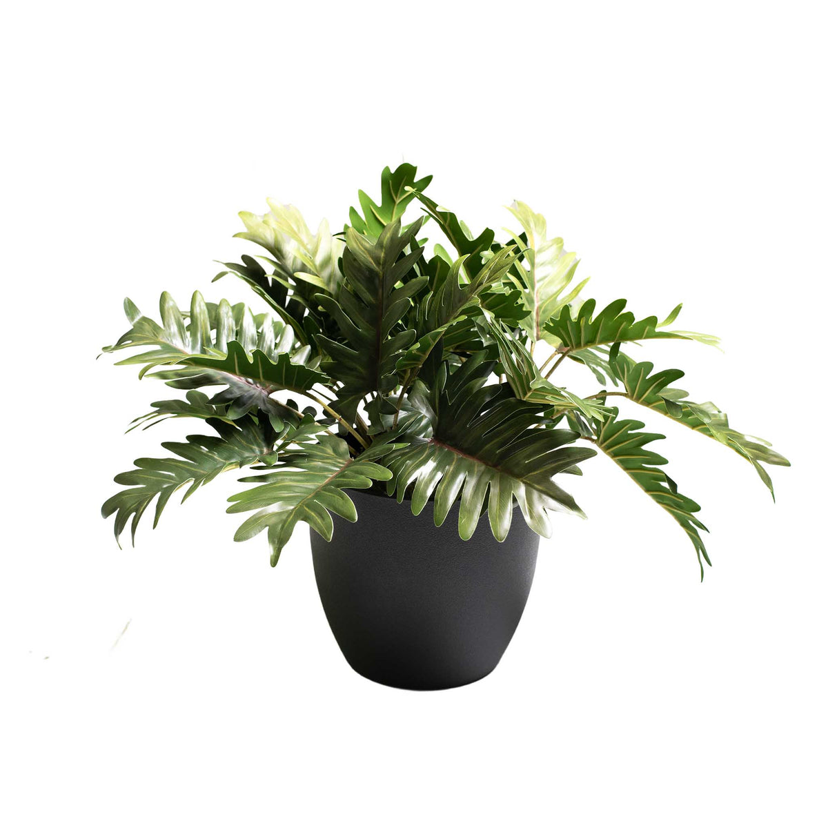 ARTIFICIAL PHILODENDRON BUSH POTTED