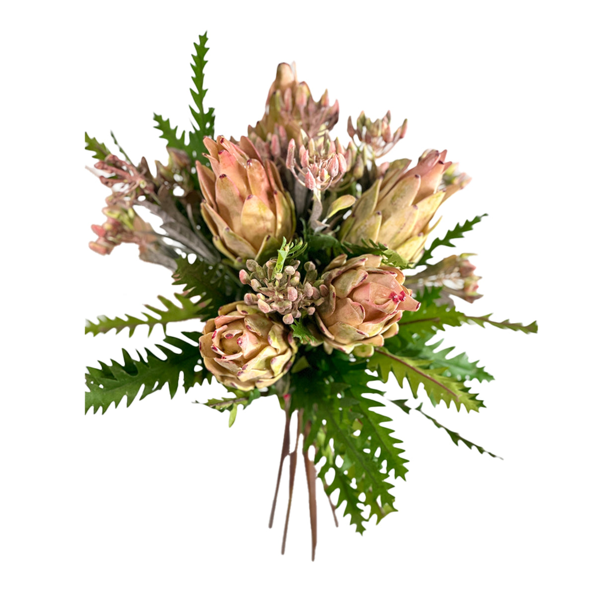 Artichoke & Filler Tied Flower Bunch