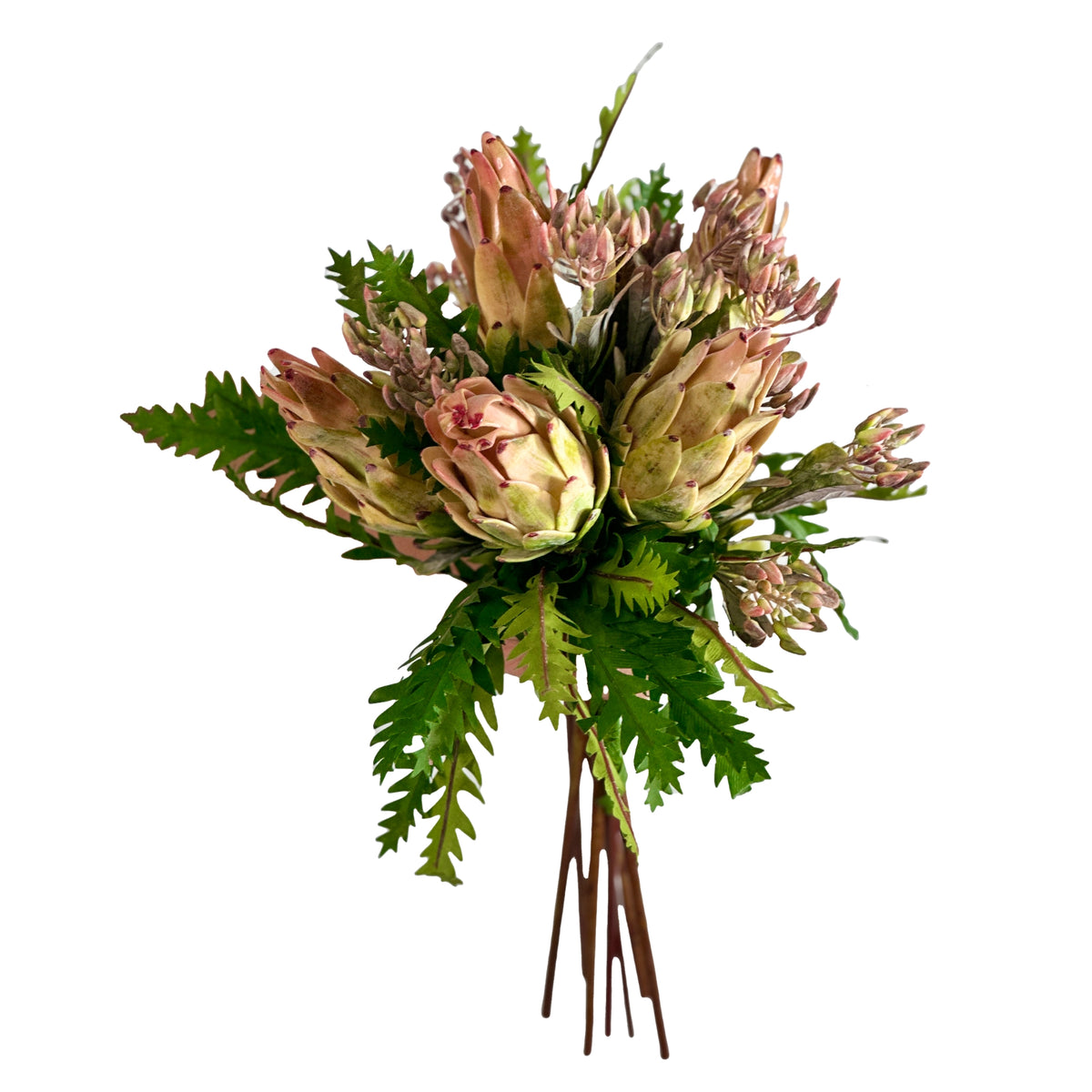 Artichoke & Filler Tied Flower Bunch