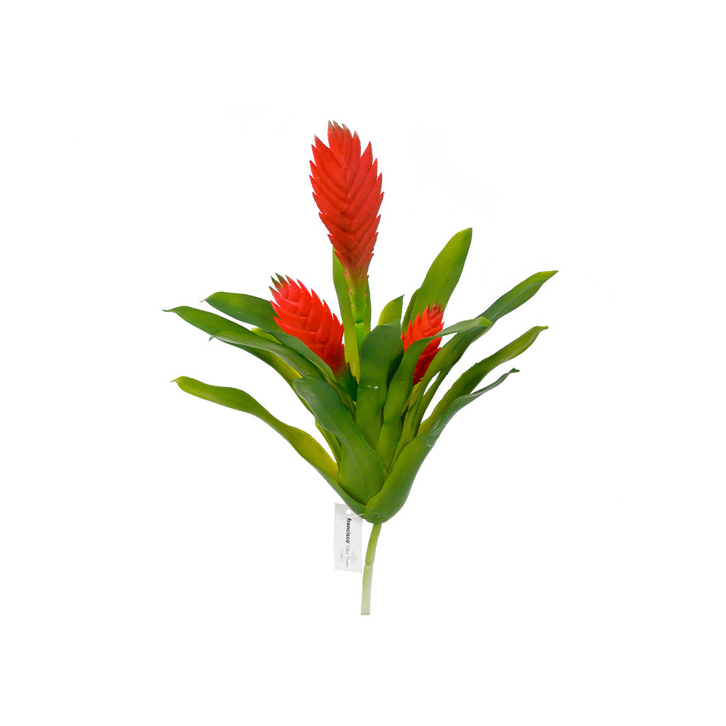 Plant Couture - Artificial Plants - Succulent Bromelia Vriesia Red 35cm