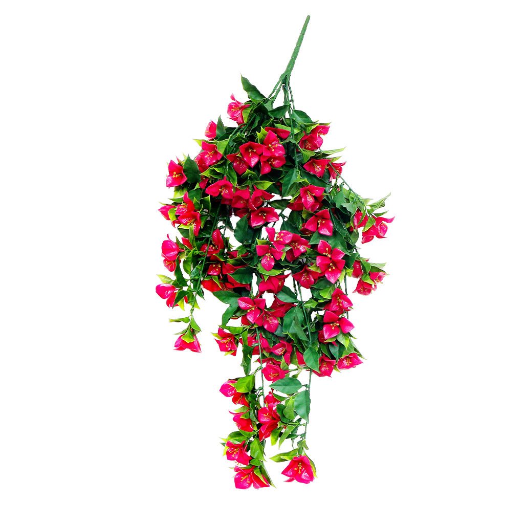 Hanging Bougainvillea UV Bush Pink 92cm