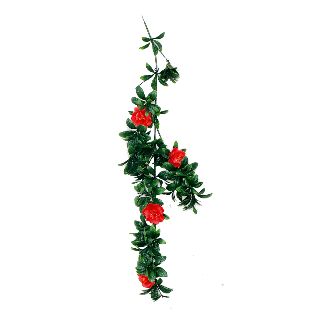 Gardenia UV Garland Red  - 76cm