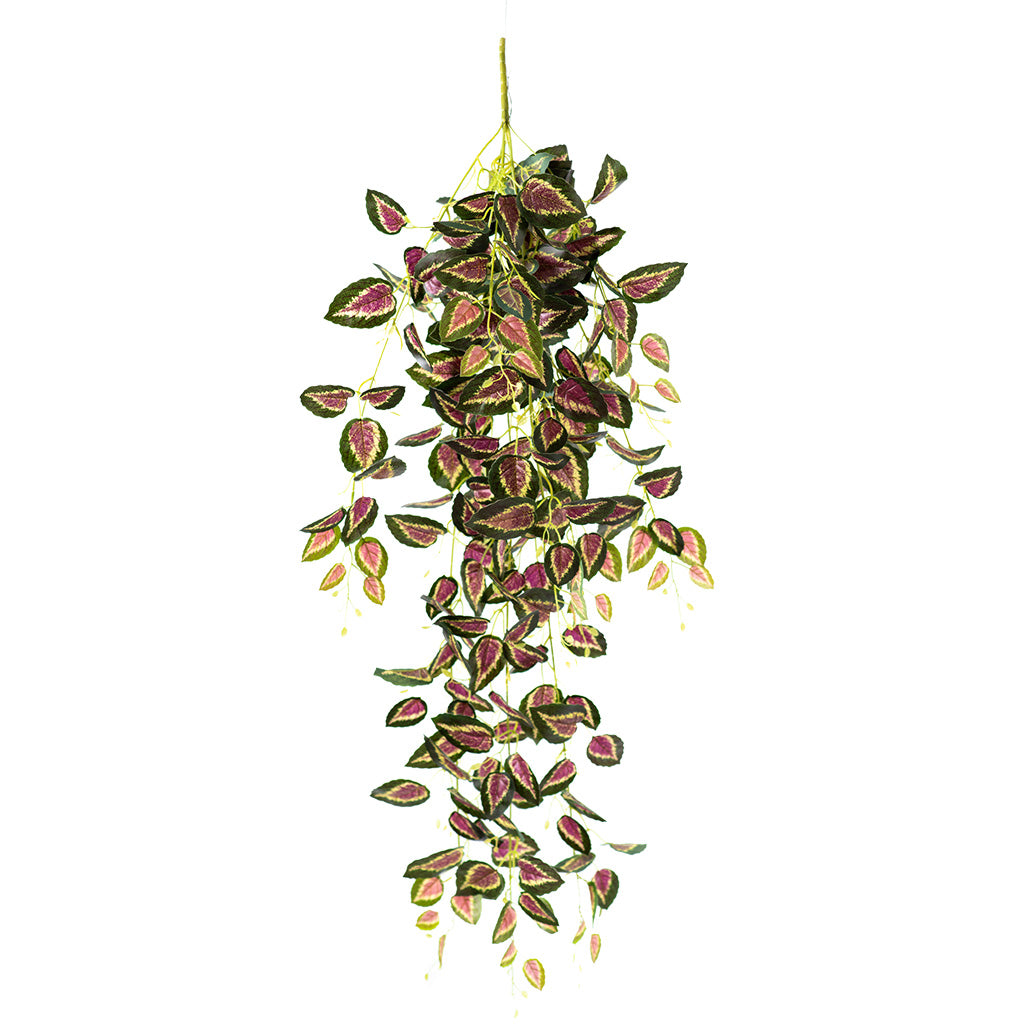 Plant Couture - Artificial Plants - Hanging Perilla Leaf Bush 130cm. WWW.PLANTCOUTURE.CO.ZA