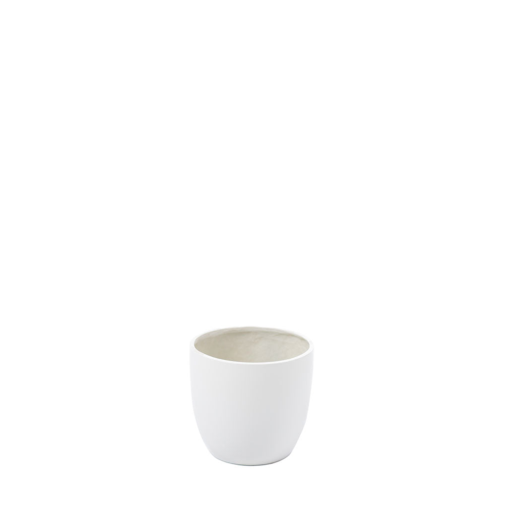 Plant Couture - Artificial Plant Pot - Montana Small - White 