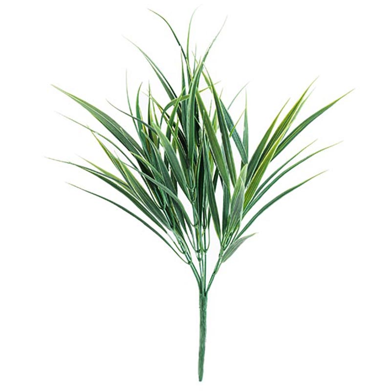 faux grass bush 38cm green 